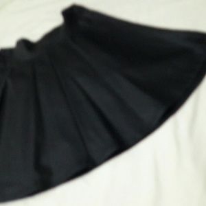 "Leather" blank skirt